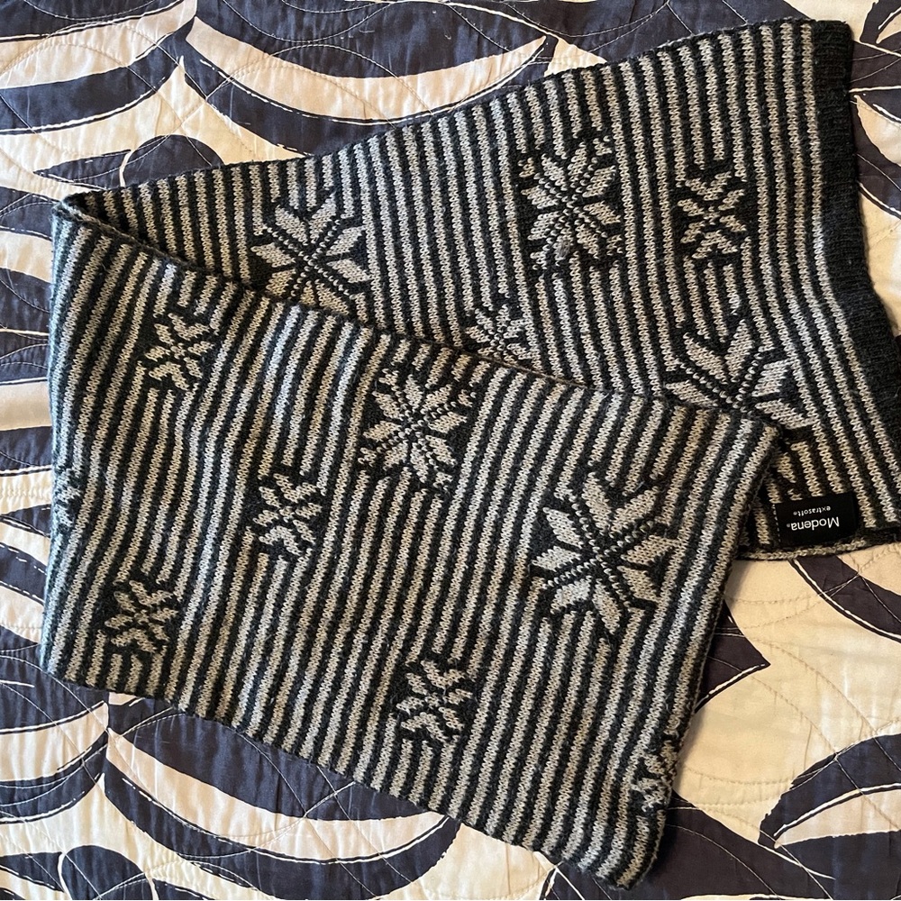 Thick winter scarf